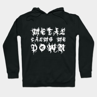 metal calms me down metal music Hoodie